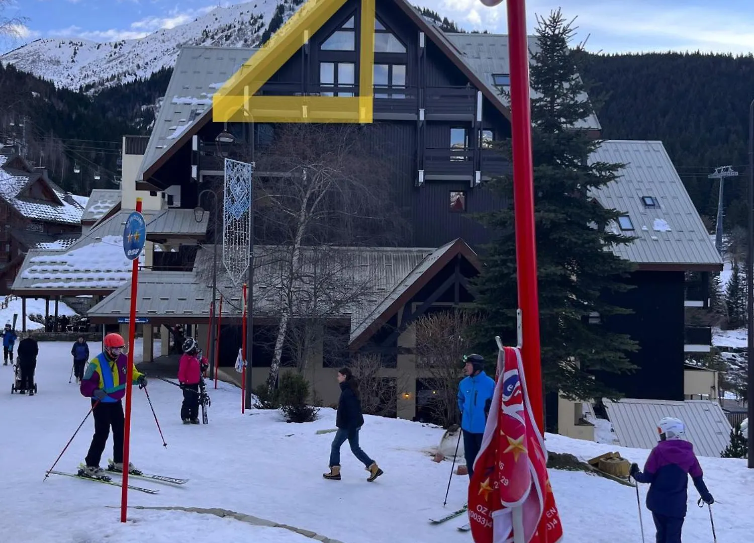Apartmán Ski In-Ski Out Appartement In Het Centrum Van Oz 3300 Oz Francie